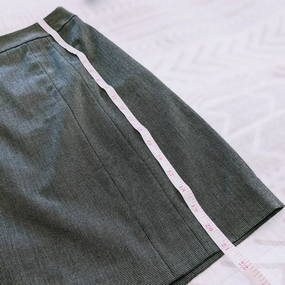 Ann Taylor Pencil Skirt Set - Black and Gray - Picture 9 of 9